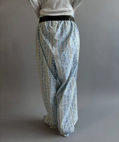 【USED】 Flower Pattern Pajama Pants /260523-002