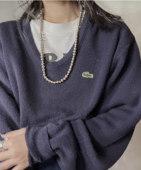【USED】 LACOSTE Acrylic Knit ② / 220111-011