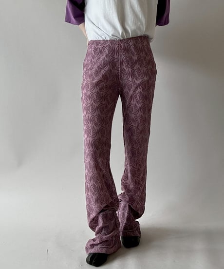 【USED】 I.AM.GIA Patterned Sheer Flare Pants /250628-017