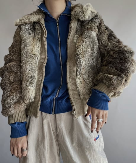 【USED】  Rabbit Fur Jacket / 221119-018