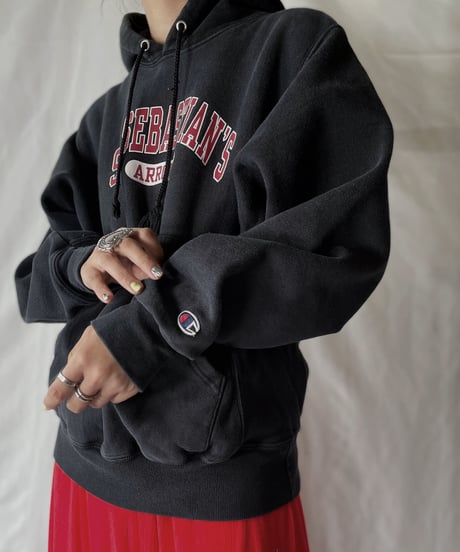 【USED】  Champion Reverse Weave Hoodie ST.SEBASTIANS/210902-009