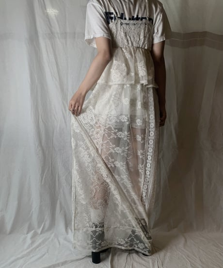 【RE;CIRCLE】 RE Lace N/S One-piece③/210714-006