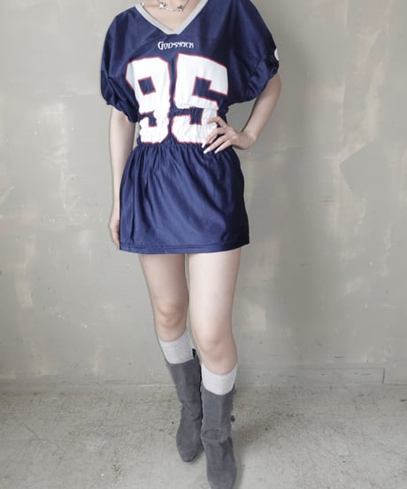【RE;CIRCLE】 Re Shirring Football Shirt  /  250724-035