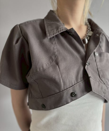 【Chinatsu Aoyama】 RE Makers Shirt Charcoal Gray / 260702-020
