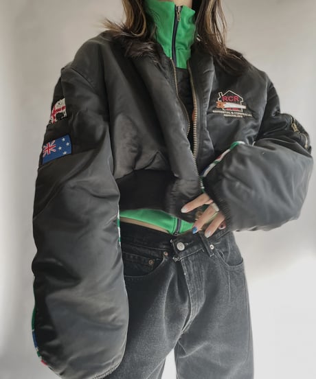 【RE;CIRCLE】 RE Short Soccer Muffler MA-1 / 230126-015