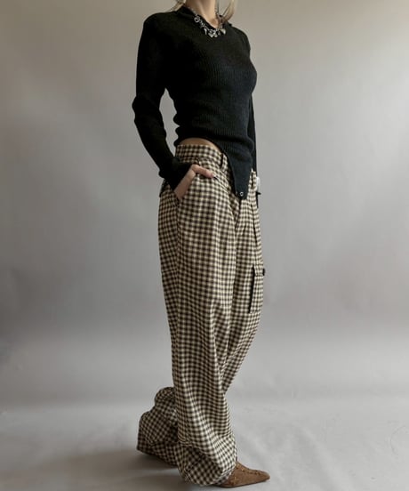 【RE;CIRCLE】 RE Rib Knit Leotard Top / 260416-005