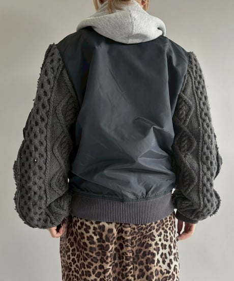 【RE;CIRCLE】 RE MA1 × Alan Knit Jacket / 251225-003