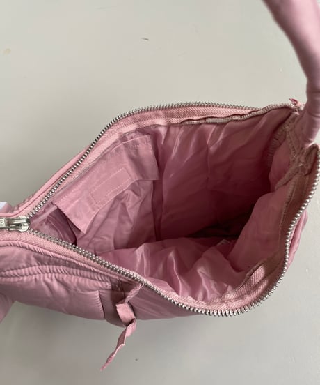 【RE;CIRCLE】 RE Down Shoulder Bag  pink /240104-017