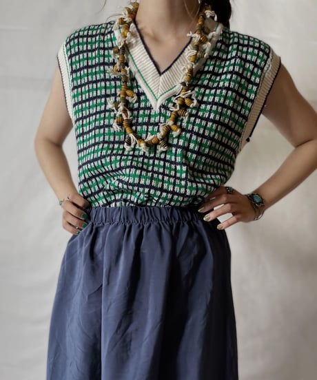 【USED】  Crochet Vest/20210819-018