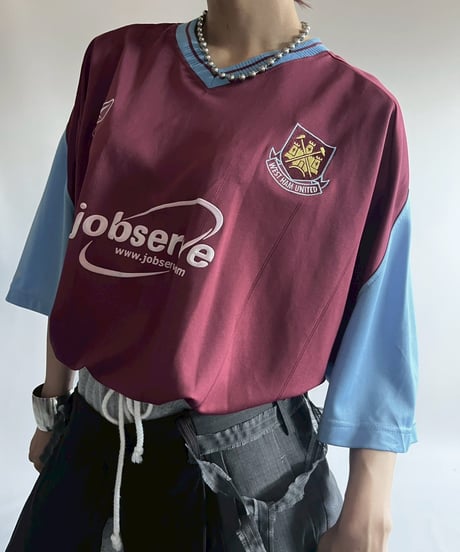 【USED】03~05's Reebok West Ham United FC Soccer Shirt / 250809-008