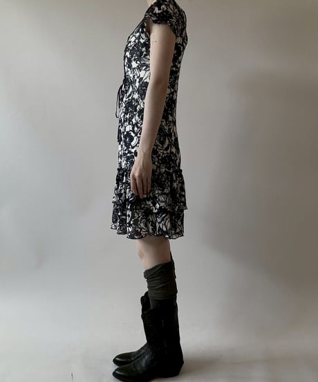 【USED】 Flower Pattern S/S One-Piece  / 250628-002