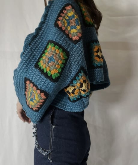 【RE;CIRCLE】 RE Granny Knit Top②/211014-002