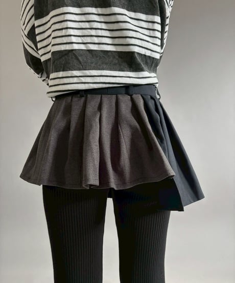 【RE;CIRCLE】 RE Suit Wrap Skirt Mini / 260129-014