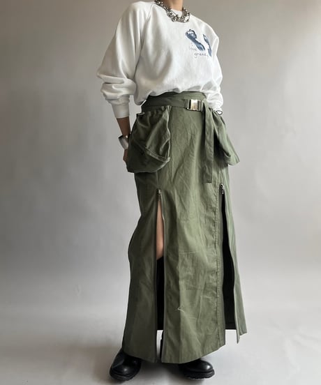【RE;CIRCLE】 RE ARMY Belt Back Skirt/ 240919-004