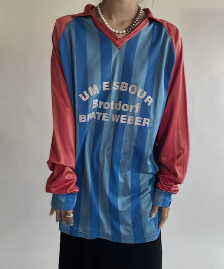 【USED】 Long Sleeved Soccer T-shirt / 220604-006