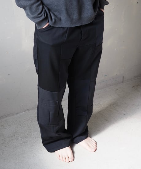 【RE;CIRCLE】 RE Patchwork One Tuck Suits Pants / 240325-011