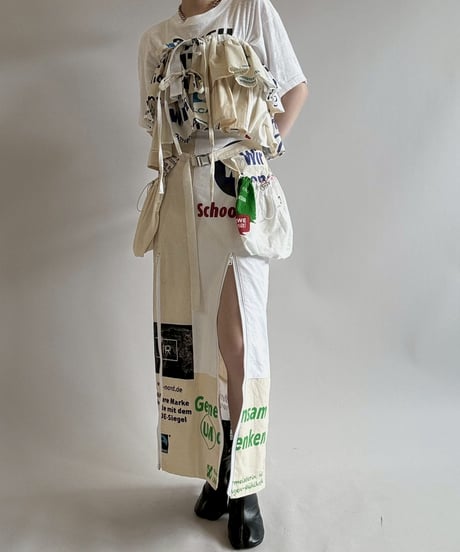 【RE;CIRCLE】RE Eco-Friendly Bag Belt Bag Skirt  / 250626-014