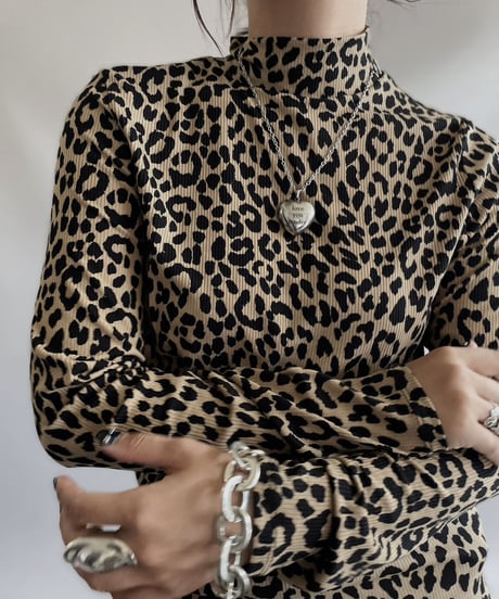 【USED】 Leopard Patterned L/S Top / 230923-016