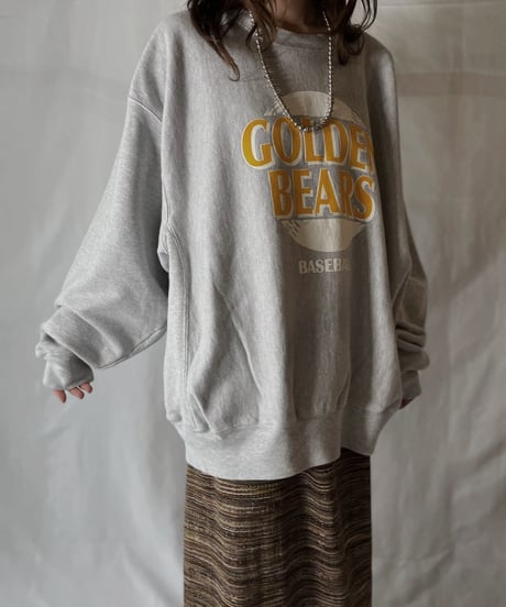 【USED】  Champion Reverse Weave Sweat GOLDEN BEARS/210902-017