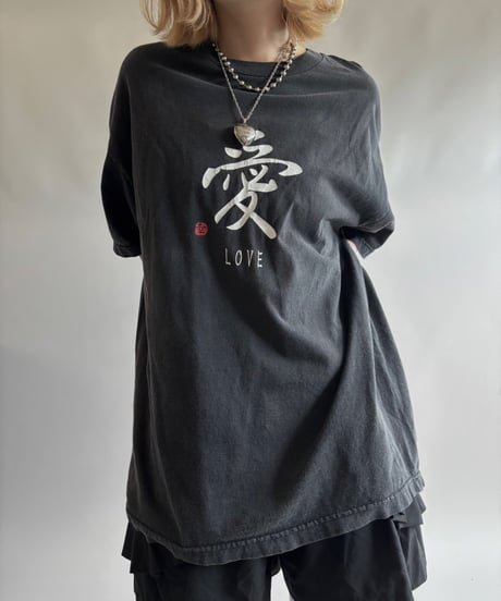 【USED】 00's 愛 LOVE T-Shirt /250823-020