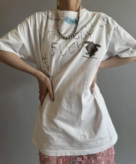 【USED】 98's FRUIT OF THE LOOM Memorial T-Shirt / 260523-026