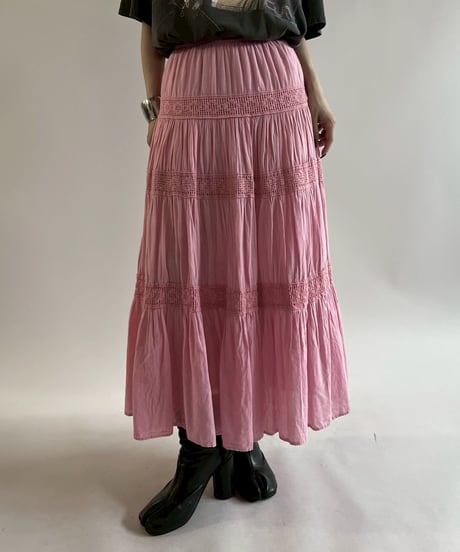 【USED】 Linen Long Skirt/ 250621-022