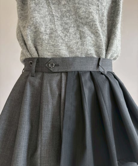 【RE;CIRCLE】 RE Suit Wrap Skirt Mini / 260129-008