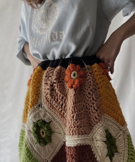 【RE;CIRCLE】 RE Granny Long Skirt⑥/211110-013