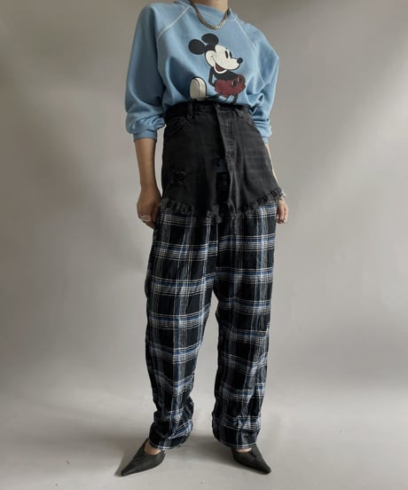 【USED 】CUT OFF Denim Skirt / 231014-013