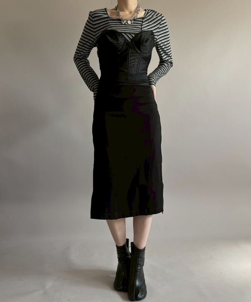 USED】 Back Less Corset Top/ 260228-011 | THE T