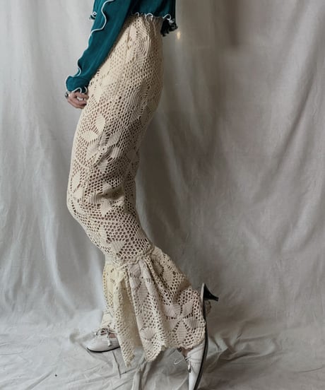 【RE;CIRCLE】 RE Crochet Pants②/210512-014