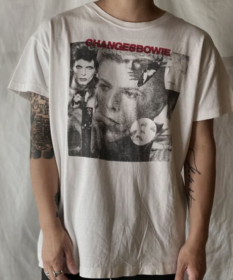 【USED】 S/S T-shirt David Bowie "CHANGESBOWIE"/210526-005