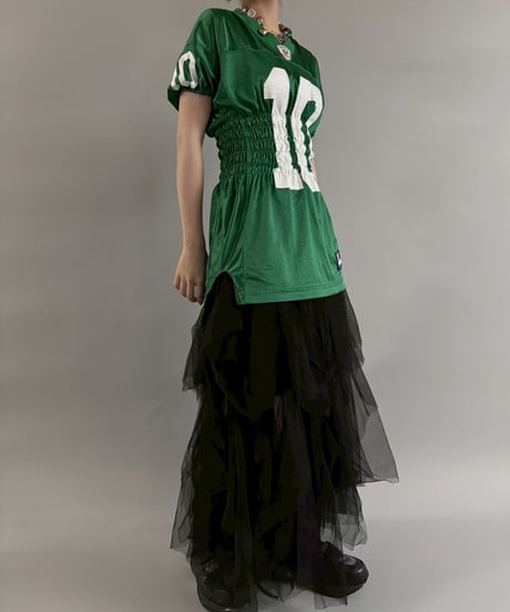 【RE;CIRCLE】 Shirring Football Shirt  /  250904-008