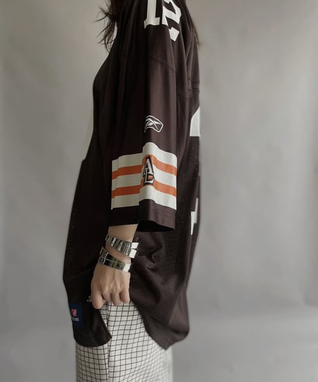 【USED】 NFL Football Nylon Short Sleeved Shirt / 230311-019