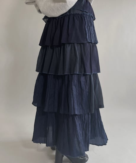 【RE;CIRCLE】 RE Indian Cotton Skirt / 220503-008