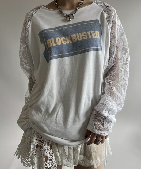 【RE;CIRCLE】 RE Lace Switching Raglan T-Shirt / 250605-010