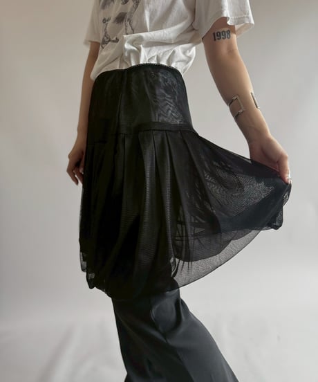 【USED】 Sheer Mini Skirt  / 250705-003