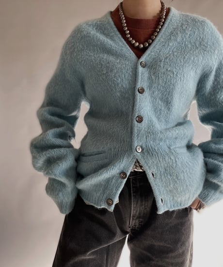【USED】 Vintage Brian Dac Neil Mohair Cardigan / 240101-029