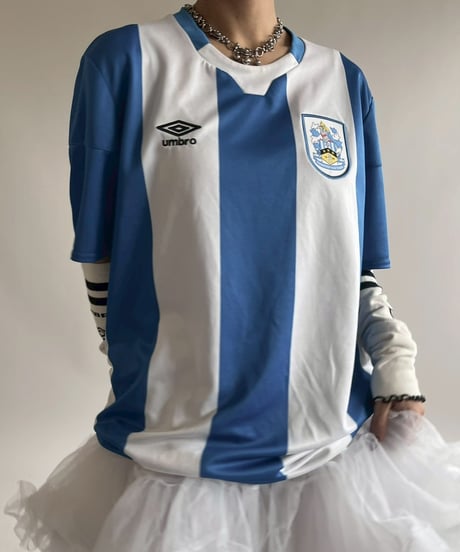 【USED】 20~21's UMBRO Huddersfeld Town Soccer Shirt/ 250607-031