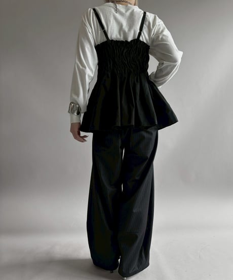 【RE;CIRCLE】 RE U.S Military Rebuild Mini One-Piece Black / 260423-005