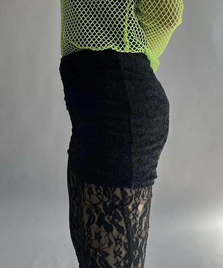 【USED】 I.AM.GIA Layered Lace Patterned Flare Pants / 241019-008