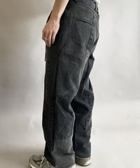 【RE;CIRCLE】 RE Denim PatchWork Pants Black / 230522-006