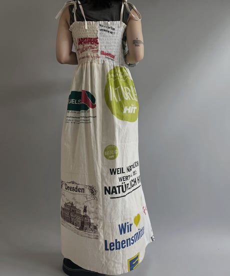 【RE;CIRCLE】RE Eco-Friendly Bag Shirring One-piece / 230622-003