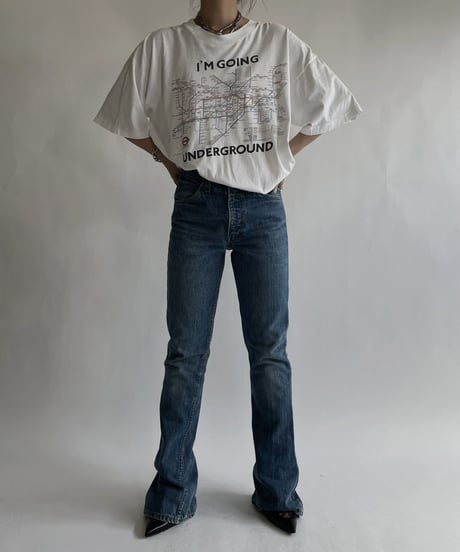 【USED】 Short Sleeved T-shirt Route Map/ 220611-021