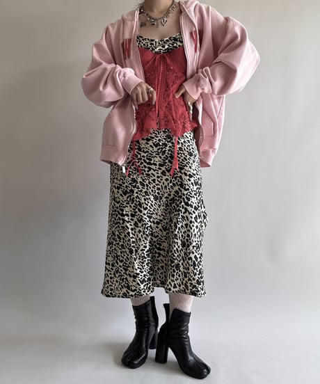 【USED】 Leopard Pattern Camisole Long One-Piece  /250322-029