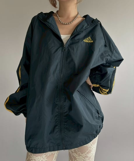 【USED】 adidas Hooded Nylon Jacket / 251213-001