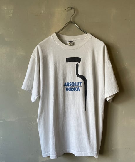 【USED】 Made in USA ABSOLUT VODKA S/S T-Shirts / 230805-014