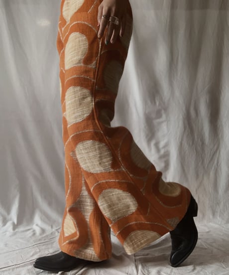 【RE;CIRCLE】 RE Antique Curtain Flare Pants③/ 210703-005