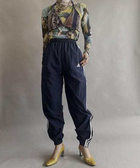 【USED】 adidas Nylon Line Pants / 230422-028