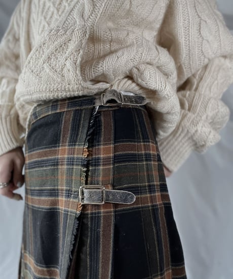【USED】 Kilt Skirt/220102-025
